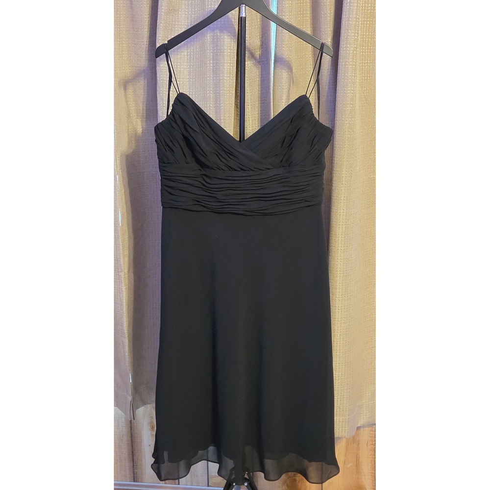 Jones Wear Dress Spaghetti Strap Ruched Bodice Cocktail Dress Women's Size 16